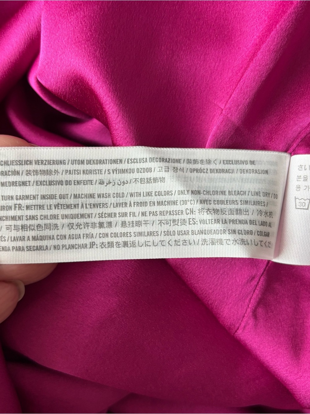 Abercrombie & Fitch Giselle Pleated One Shoulder Maxi Dress XS Fuchsia Formal - Picture 9 of 13